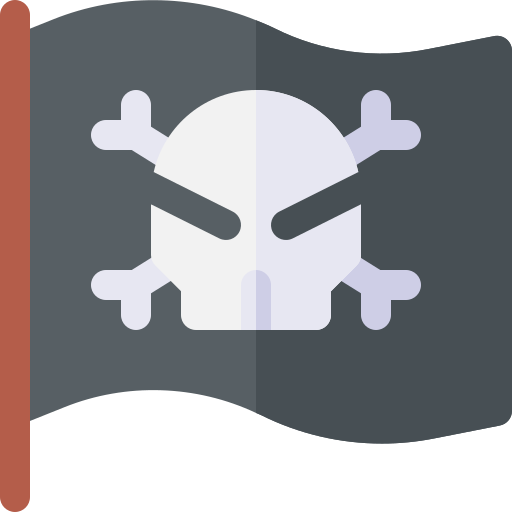 Pirate Basic Rounded Flat icon