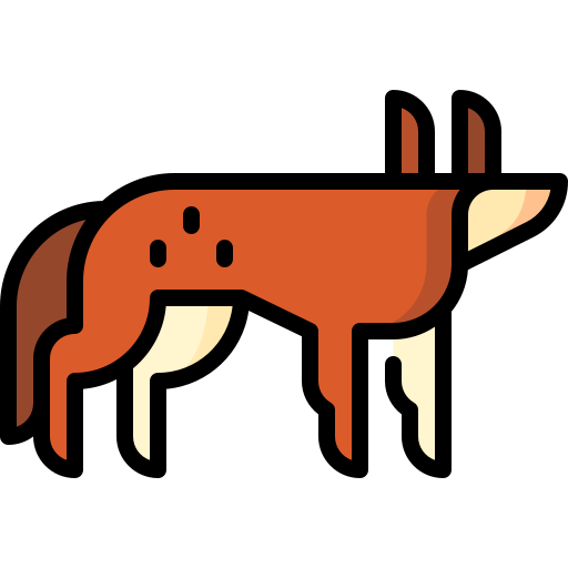 kojot Special Lineal color ikona