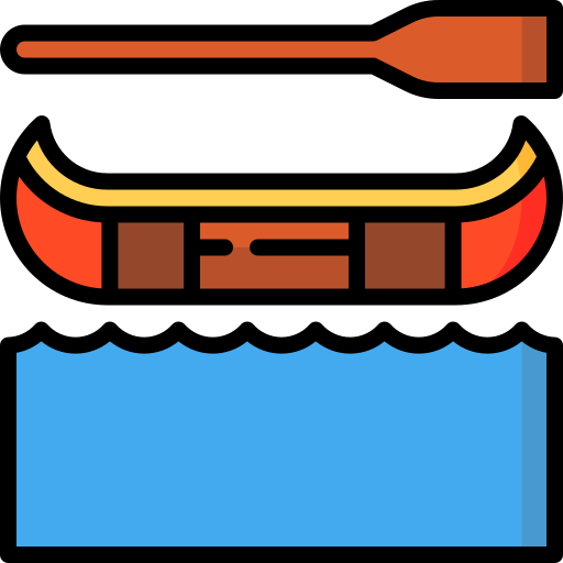 Canoa Special Lineal color icono