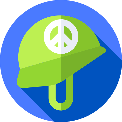 Símbolo de la paz Flat Circular Flat icono