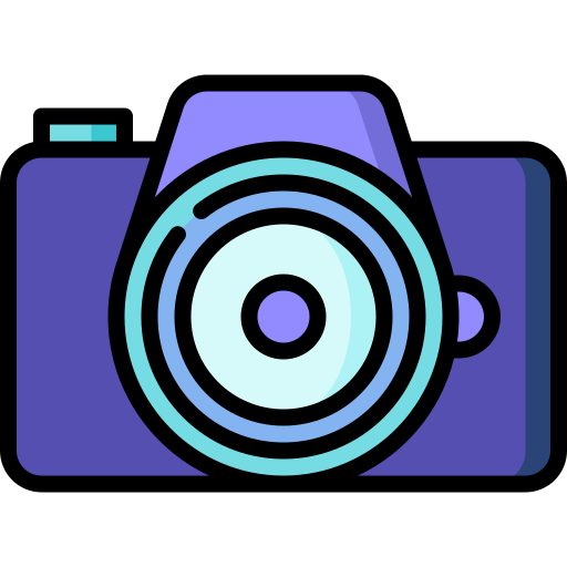 Cámara de fotos Special Lineal color icono