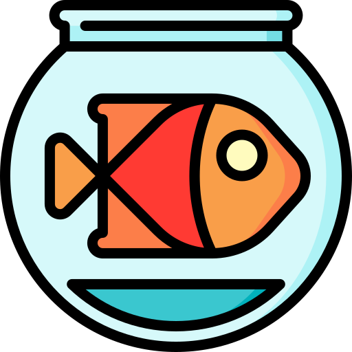 생선 그릇 Special Lineal color icon