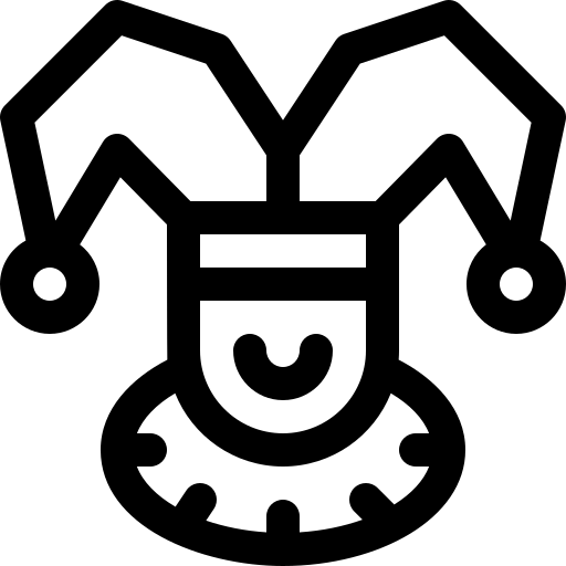 błazen Basic Rounded Lineal ikona