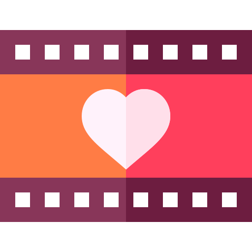 Свадебное видео Basic Straight Flat иконка