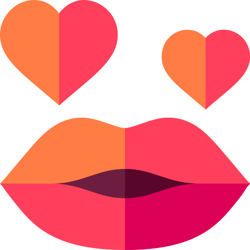 pocałunek Basic Straight Flat ikona
