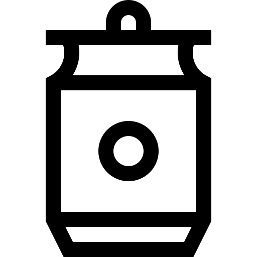 lata Basic Straight Lineal Ícone