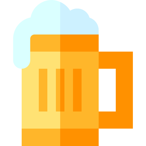 Jarro de cerveza Basic Straight Flat icono