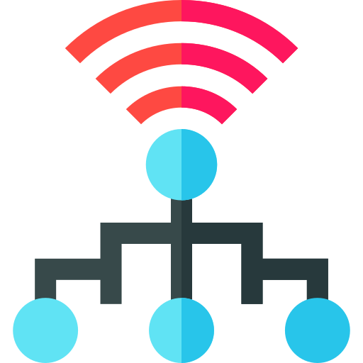 Wifi Basic Straight Flat icono