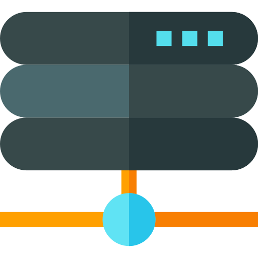 Server Basic Straight Flat icon