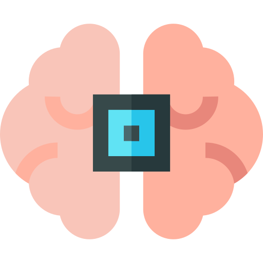 Cerebro Basic Straight Flat icono