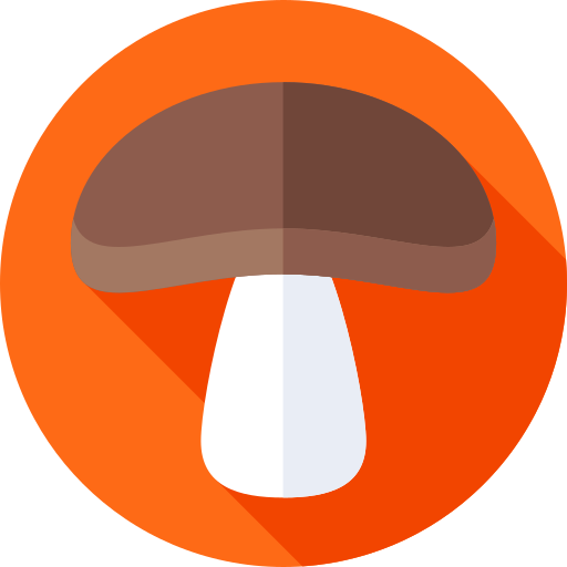 paddestoel Flat Circular Flat icoon