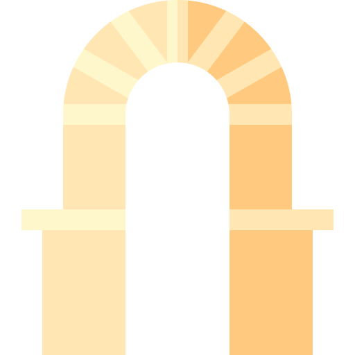 Соборная мечеть кордовы Basic Straight Flat иконка
