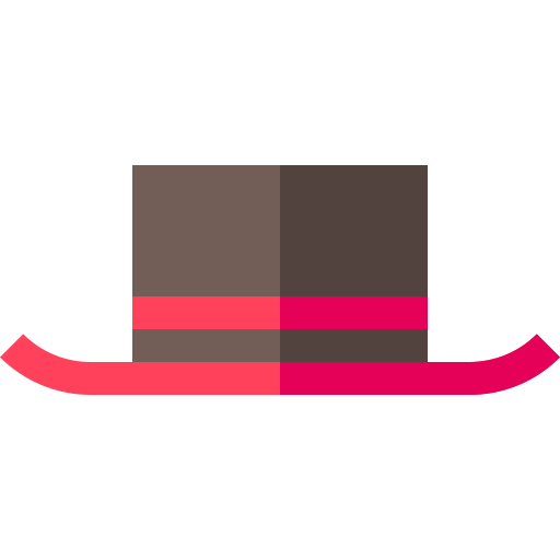 spaanse hoed Basic Straight Flat icoon