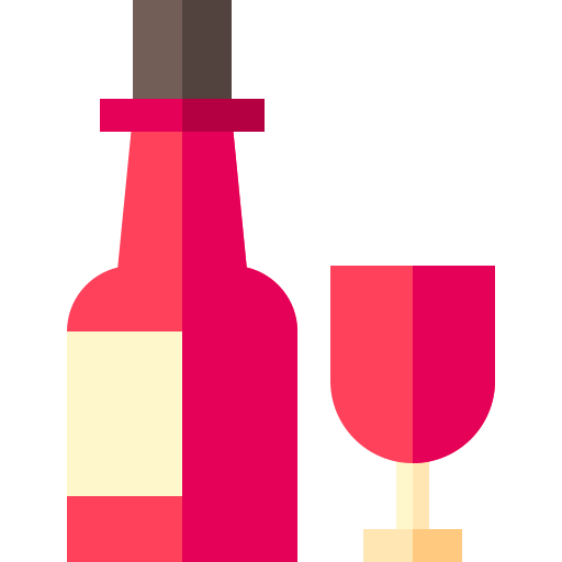 ワイン Basic Straight Flat icon