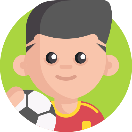 Footballer Detailed Flat Circular Flat icon