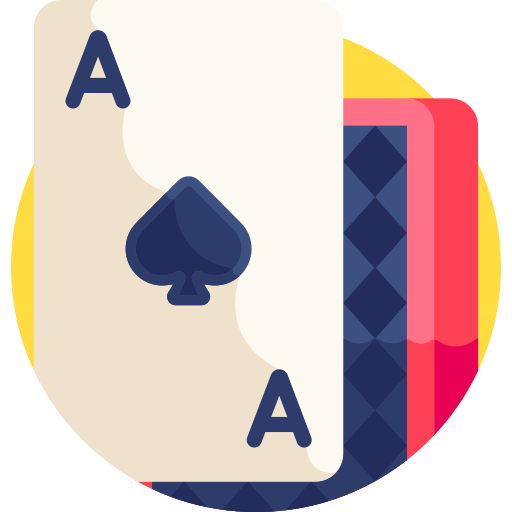 Ace of spades Detailed Flat Circular Flat icon