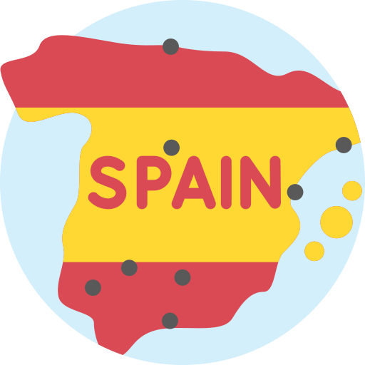 España Detailed Flat Circular Flat icono