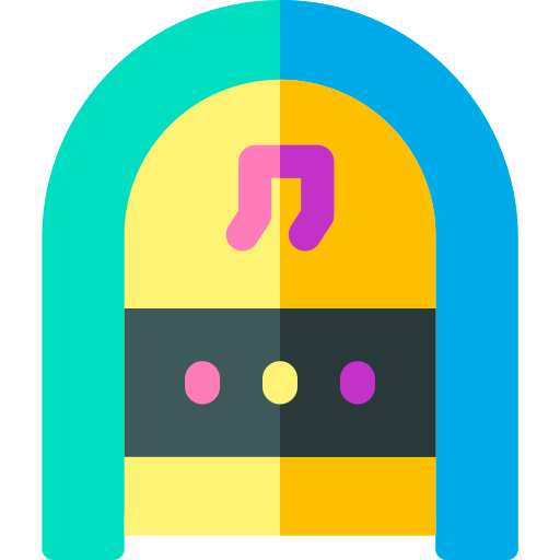 ジュークボックス Basic Rounded Flat icon