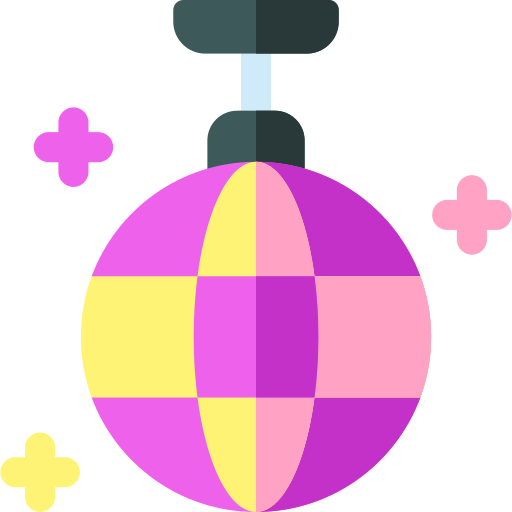 discokugel Basic Rounded Flat icon