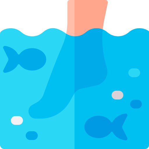 spa de peces Basic Rounded Flat icono