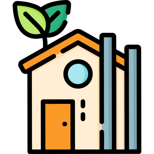 Зеленый дом Special Lineal color иконка