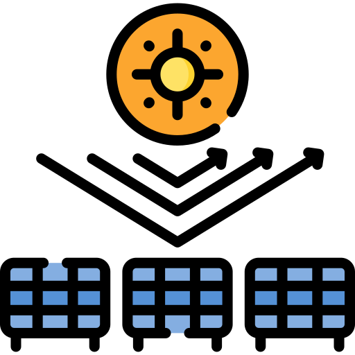 panel słoneczny Special Lineal color ikona