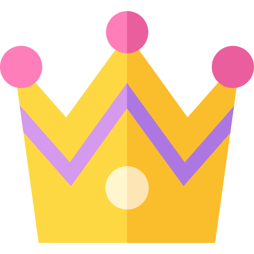 Crown Basic Straight Flat icon