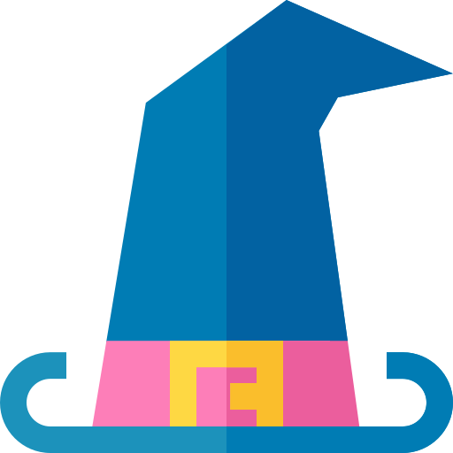 魔女の帽子 Basic Straight Flat icon