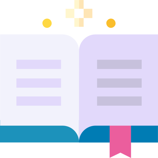 Spell book Basic Straight Flat icon