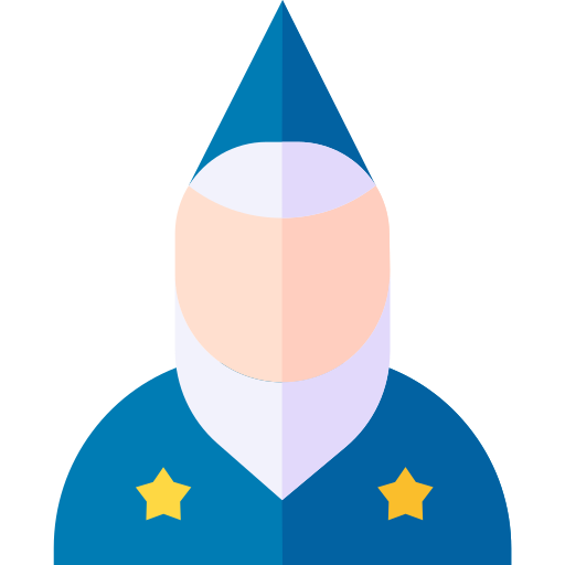 Wizard Basic Straight Flat icon