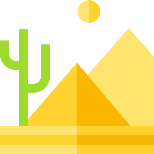 Pyramids Basic Straight Flat icon