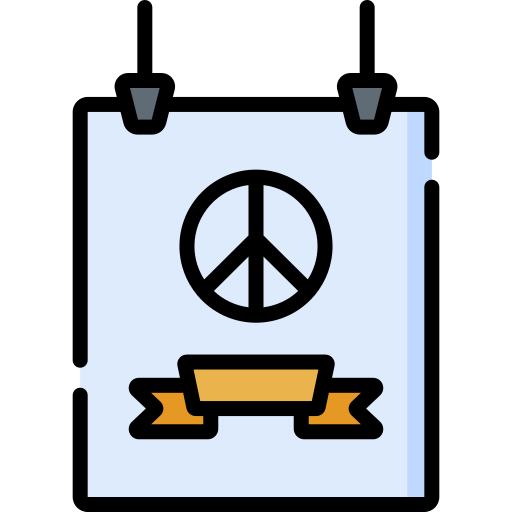 Paz Special Lineal color icono