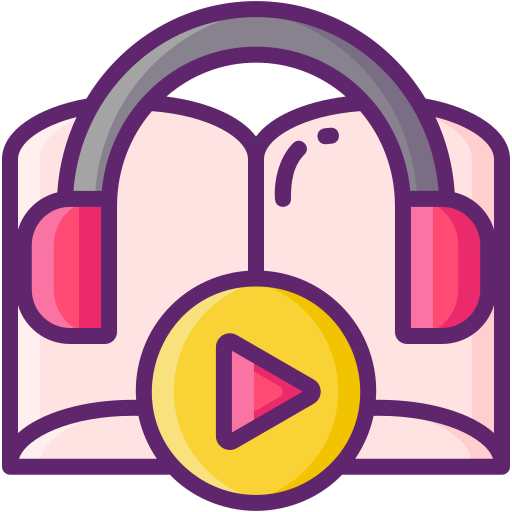 Audio course Flaticons Lineal Color icon