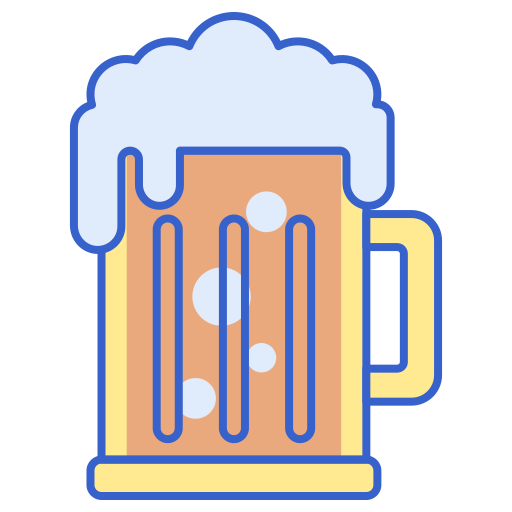 Cerveza Flaticons Lineal Color icono