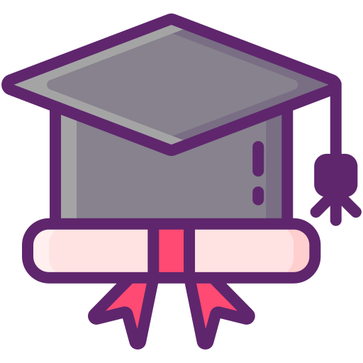 diploma uitreiking Flaticons Lineal Color icoon