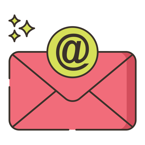 e-mail Flaticons Lineal Color icoon