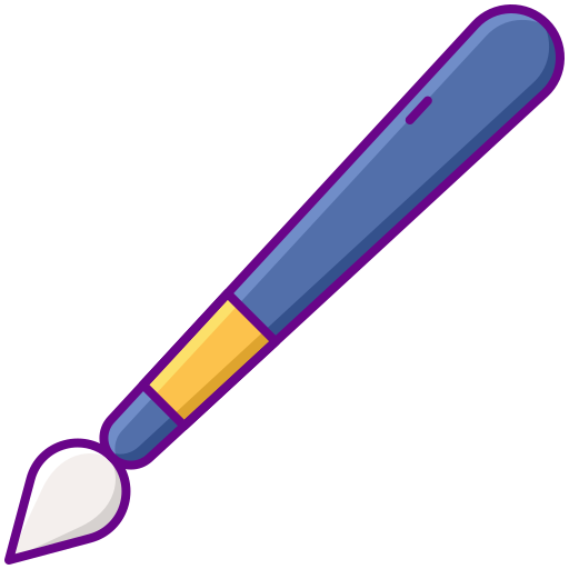 szczotka Flaticons Lineal Color ikona