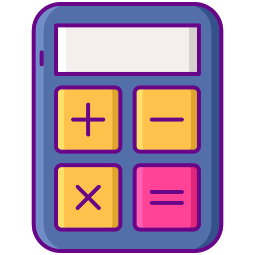 Calculadora Flaticons Lineal Color icono