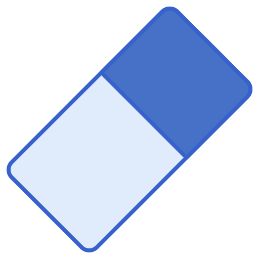 Goma de borrar Flaticons Lineal Color icono