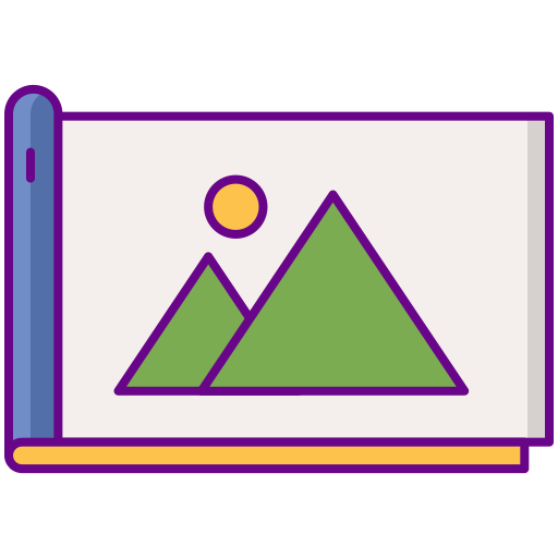 Drawing book Flaticons Lineal Color icon