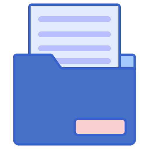 File Flaticons Lineal Color icon