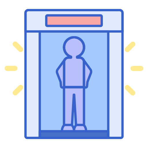 Metal detector Flaticons Lineal Color icon