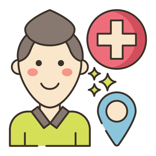 Location Flaticons Lineal Color icon