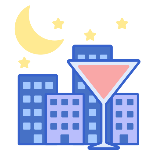 Nightlife Flaticons Lineal Color icon