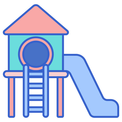 spielplatz Flaticons Lineal Color icon