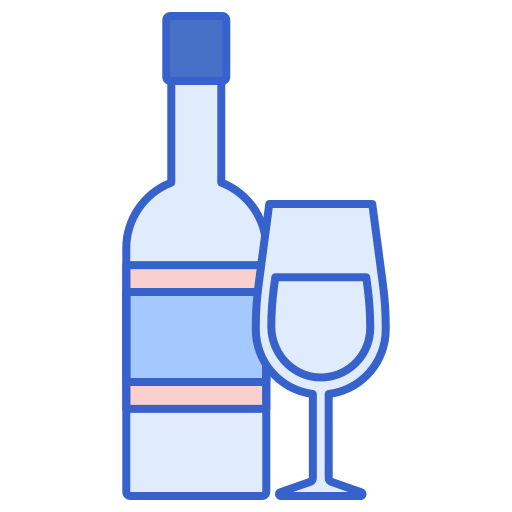 weißwein Flaticons Lineal Color icon