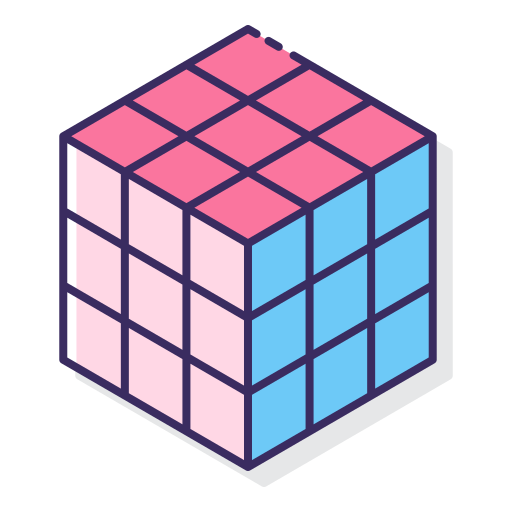 Rubik Flaticons Lineal Color icon