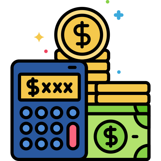 Budgeting Flaticons Lineal Color icon