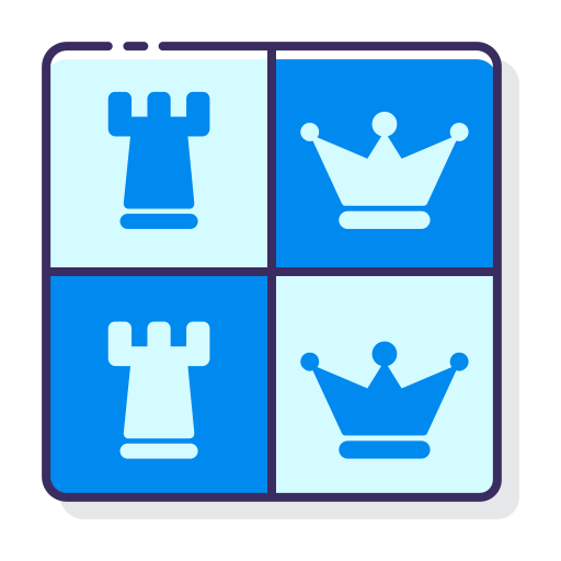 Chess Flaticons Lineal Color icon