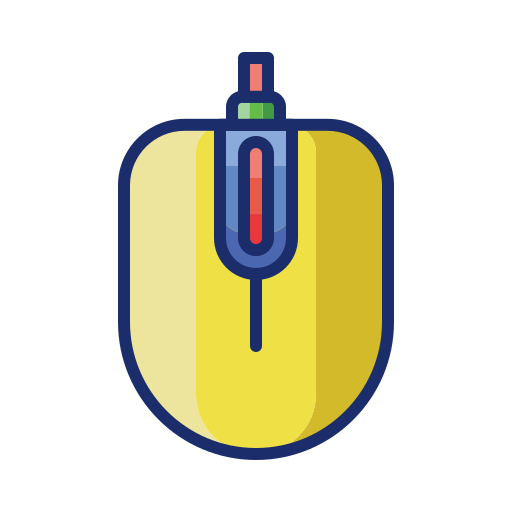 コンピューターのマウス Flaticons Lineal Color icon